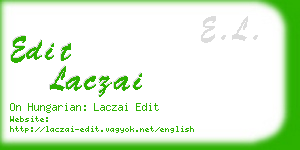 edit laczai business card